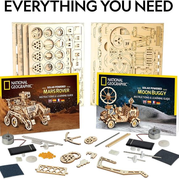NEW NATIONAL GEOGRAPHIC Solar Model Kit Wooden 3D Puzzle Models NASA Space Explo - Picture 7 of 15